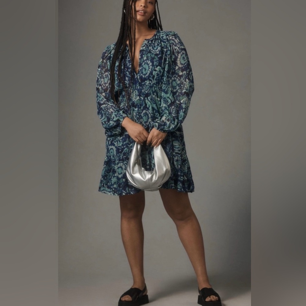 Anthropologie Somerset Mini Dress Chiffon Edition